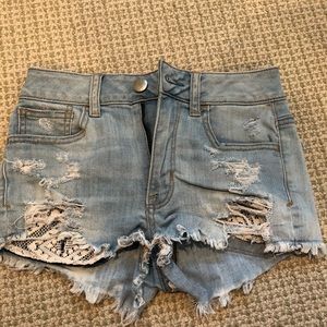 American eagle jean shorts